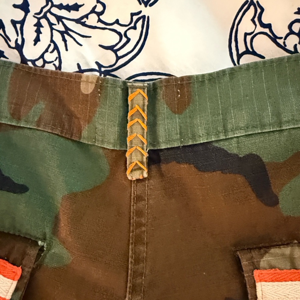 Riley Vintage Raceway Shorts with Orange Trim - Picture 4 of 12